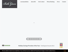 Tablet Screenshot of bellegrovebarns.com